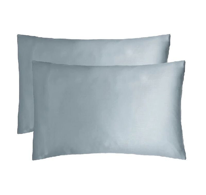 Bambury Satin Pillowcase Pair - Slate Blue image number 0